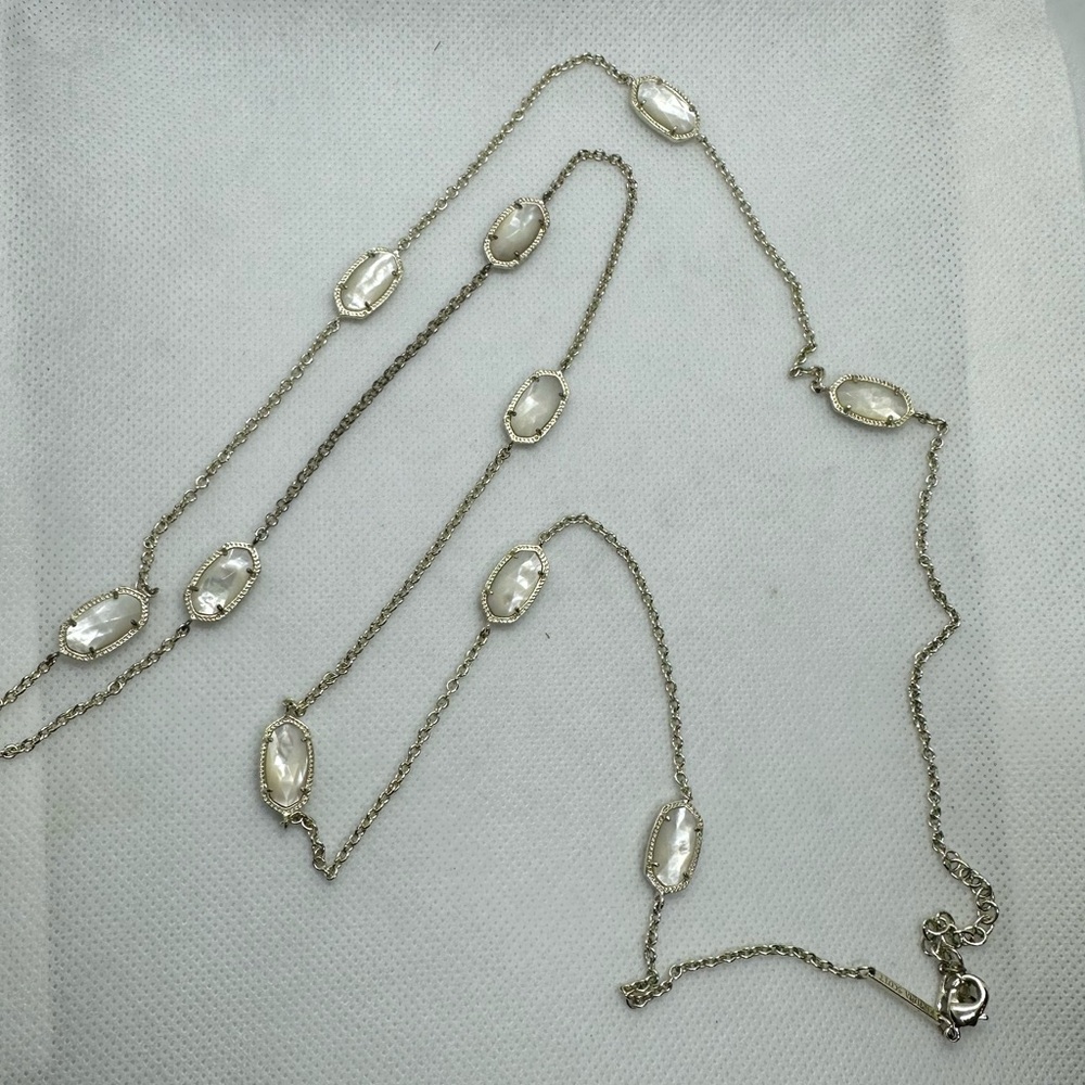 Kendra Scott Gold/Ivory Pearl Kellie Necklace
